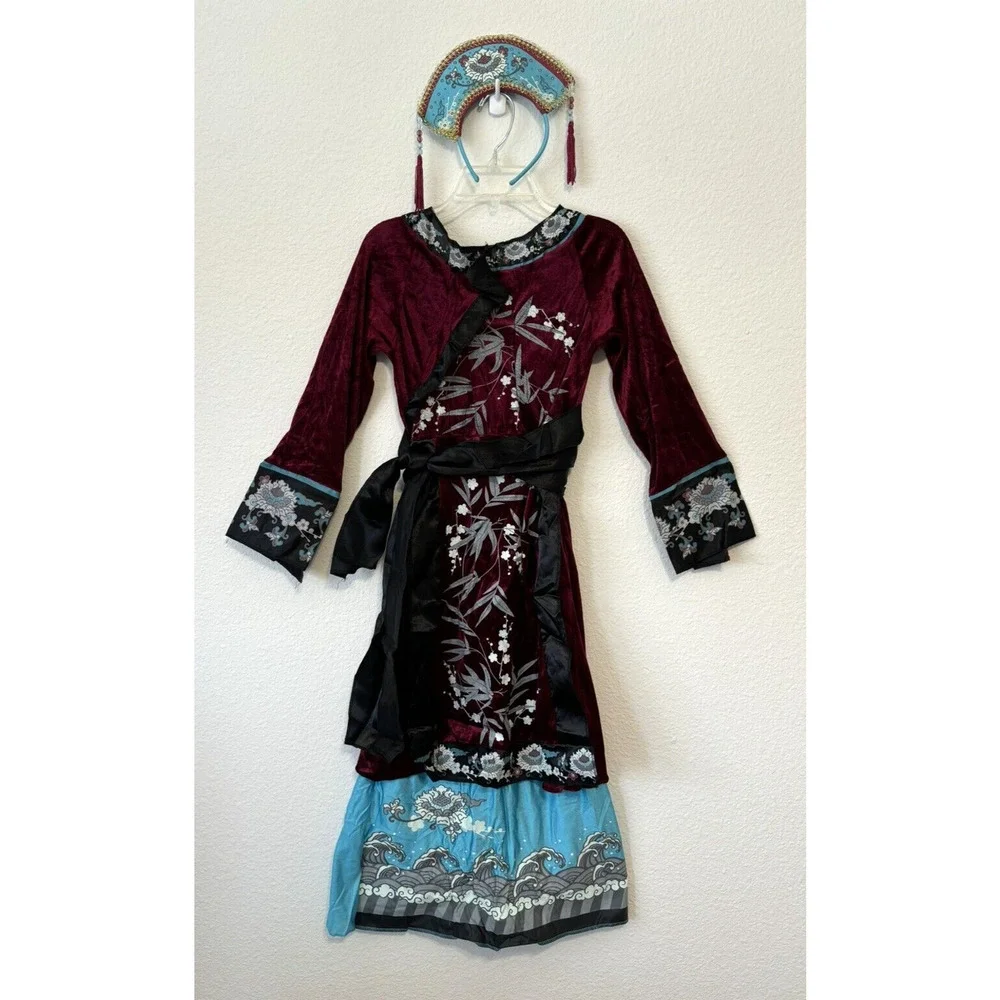 Pirates Of The Caribbean Halloween Costume Elizabeth Empress‎ Girls Size 7-8